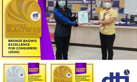 Savers Depot Ormoc and Tacloban branches win DTI Bagwis Award