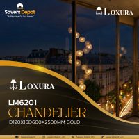 Loxura Chandelier (LM6201 Gold)